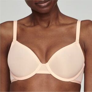 CUUP The Demi Mesh Bra in Blush 36E